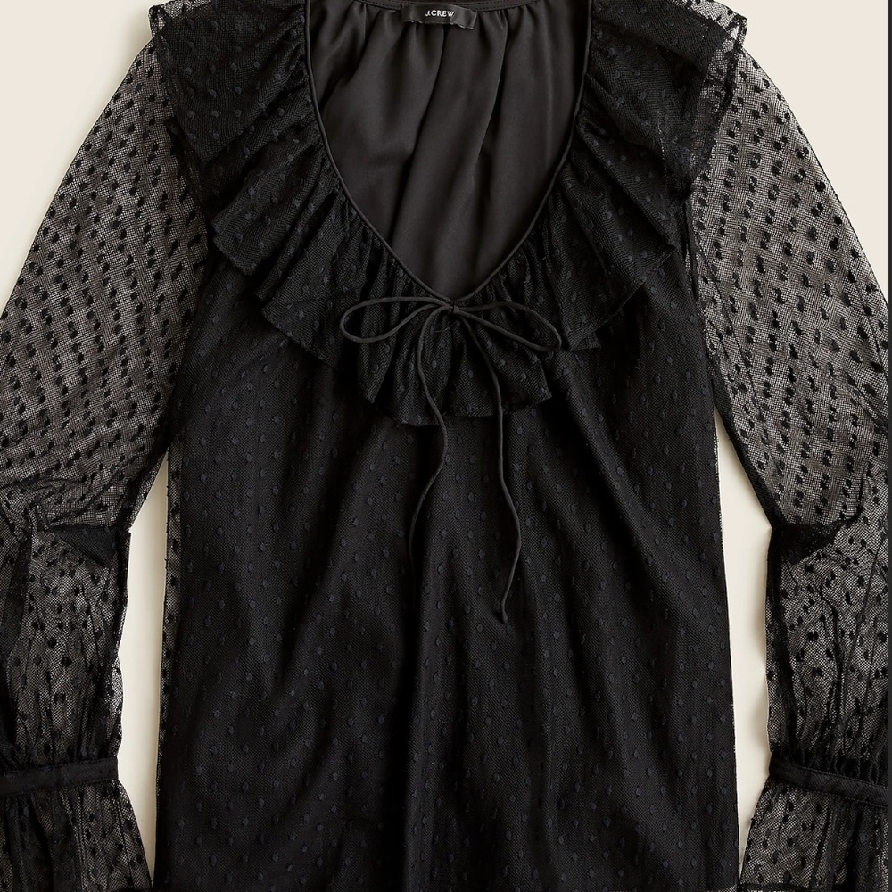 J.Crew Ruffleneck Top